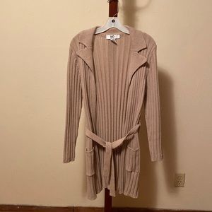 Fashion Sweater Coat with belt